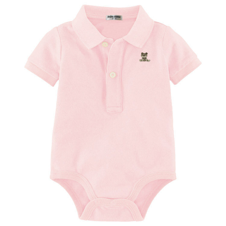 Polo Collar Short-Sleeve Bodysuit – detail view 4