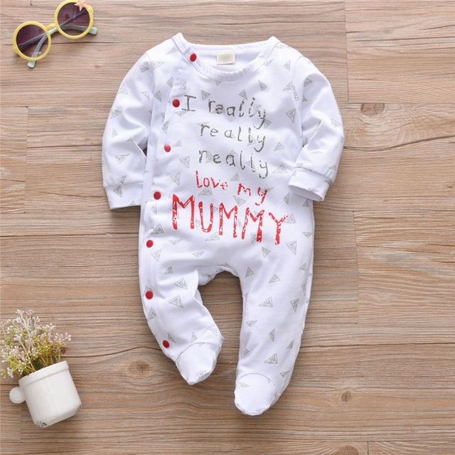 'I Really Love My Mummy & Daddy' Footed Sleepsuit – Love My Mummy