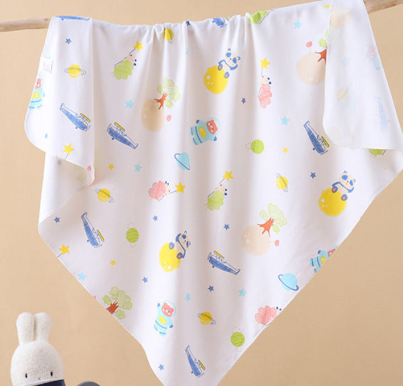 Printed Cotton Swaddle Wrap – Space planes